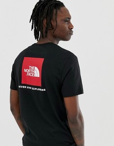 Черная футболка с принтом The North Face - Черный
