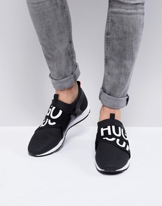 Черные кроссовки с логотипом HUGO - Черный