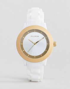 Часы с белым ремешком Pilgrim - Белый