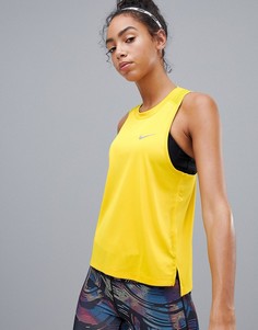 Желтая майка Nike Running Miler - Желтый
