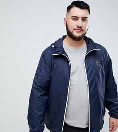 Легкая ветровка Jack & Jones Originals Plus Size - Темно-синий