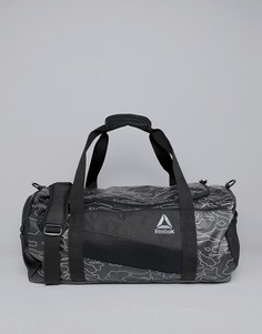 Черная сумка вместимостью 48 л с камуфляжным принтом Reebok Training Active - Черный
