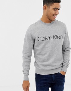 Светло-серый свитшот Calvin Klein - Серый