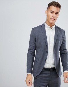 Суперузкий серый премиум-пиджак Jack & Jones - Серый