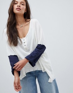 Свободный топ хенли Free People Star - Белый