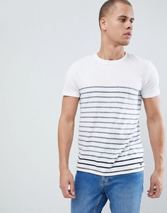 Футболка в полоску с эффектом деграде Esprit - Белый