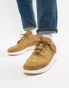 Замшевые кроссовки Clarks Originals Kiowa - Бежевый