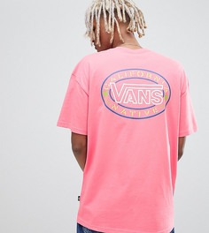 Розовая футболка в стиле ретро с принтом на спине Vans эксклюзивно для ASOS - Розовый