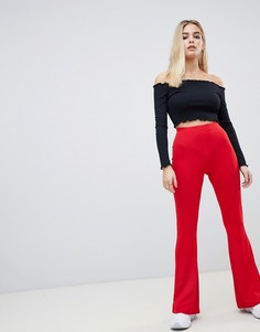 Расклешенные леггинсы ASOS DESIGN - Красный