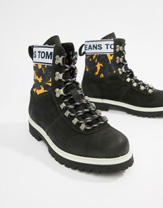 Походные ботинки с камуфляжным принтом Tommy Jeans - Черный