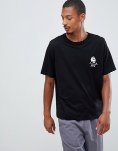 Футболка с черепом Cheap Monday Flex - Черный