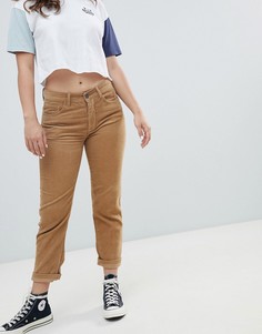Коричневые вельветовые джинсы в винтажном стиле Pull&bear - Коричневый