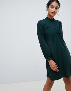 Платье-рубашка с длинными рукавами Closet London - Зеленый