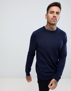 Темно-синий джемпер с круглым вырезом River Island - Темно-синий