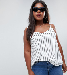 Свободный топ в полоску ASOS DESIGN Curve - Мульти