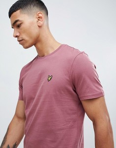 Однотонная футболка Lyle & Scott - Красный