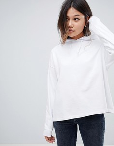 Худи белого цвета без застежки ASOS DESIGN - Белый