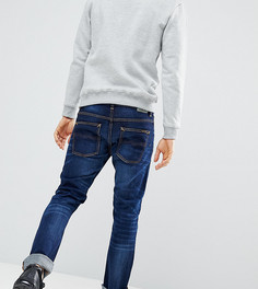 Темные джинсы с потертостями Nudie Jeans Co Grim Tim - Темно-синий