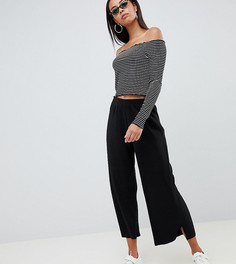 Плиссированные кюлоты ASOS DESIGN Tall - Черный