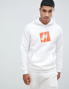 Белый худи с логотипом Nike 928719-100 - Белый