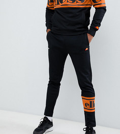 Черные джоггеры с логотипом на вставке ellesse - Черный