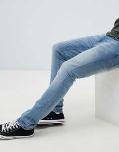 Суженные книзу джинсы Nudie Jeans Co Lean Dean - Синий