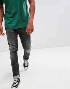 Серые джинсы слим Nudie Jeans Co Grim Tim - Серый