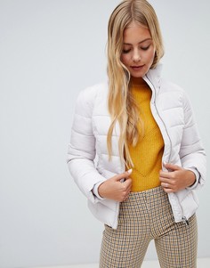 Дутая куртка Miss Selfridge - Серебряный