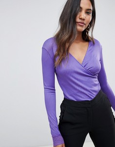 Блузка с запахом Y.A.S Blace - Фиолетовый