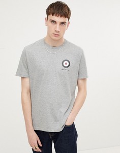 Футболка с принтом мишени Ben Sherman - Серый