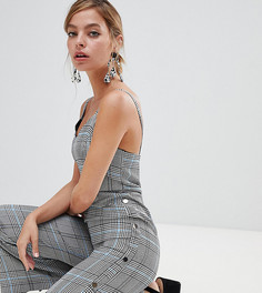 Комбинезон в клетку River Island Petite - Серый