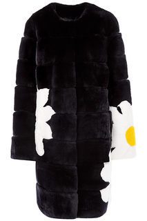 Шуба из меха кролика с рисунком Virtuale Fur Collection