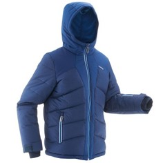 Горнолыжная Куртка–пуховик Для Мал. 500 Warm Синяя Wedze