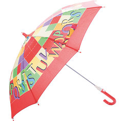 Зонт-трость Zest "Буквы" со светодиодами, красный