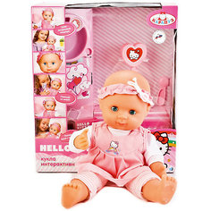 Интерактивный пупс КАРАПУЗ "Hello Kitty" смеется, шлет поцелуи