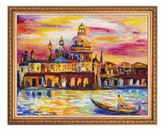 Панно (60х40 см) Город на воде 1722068 Ekoramka