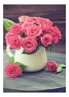 Панно (50х70 см) Розы в кувшине 1727094К5070 Ekoramka