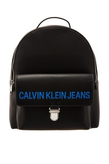 Черный рюкзак с логотипом Calvin Klein