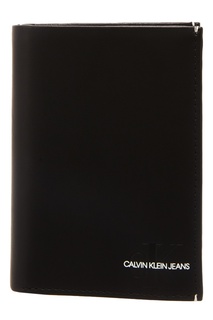 Прямоугольный черный кошелек Calvin Klein