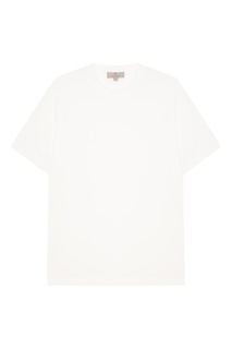 Белая хлопковая футболка Canali