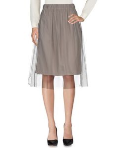 Юбка длиной 3/4 Brunello Cucinelli