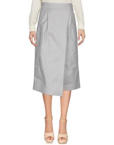 Юбка длиной 3/4 Jil Sander Navy