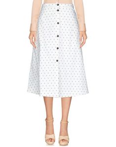 Юбка длиной 3/4 Jil Sander Navy