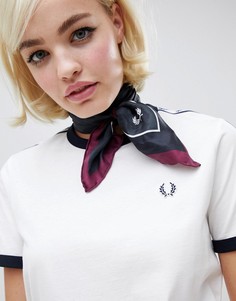 Шарф с леопардовым принтом Fred Perry X Amy Winehouse Foundation - Черный