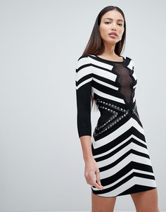 Платье мини с рукавами 3/4 Forever Unique - Черный