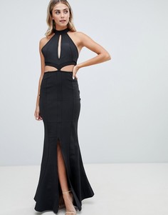 Бандажное платье макси Missguided - Черный