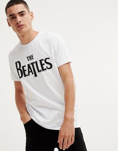 Футболка с принтом The Beatles ASOS DESIGN - Белый