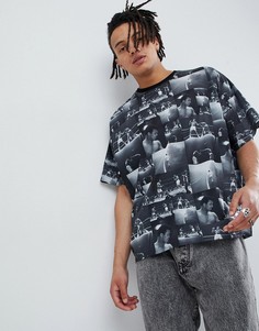 Oversize-футболка с принтом Muhammad Ali ASOS DESIGN - Мульти