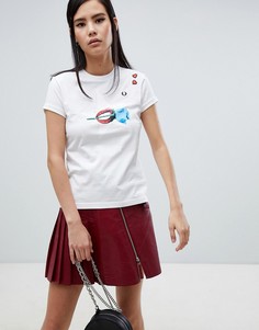 Белая футболка Fred Perry x Amy Winehouse Foundation - Белый