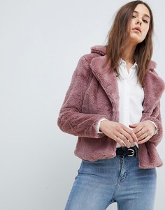 Укороченная куртка из искусственного меха Girls on Film - Розовый